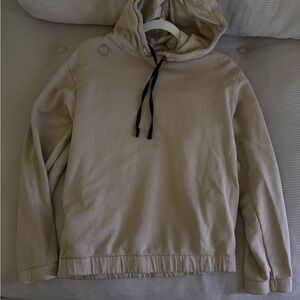 1017Alyx beige double layered hoodie